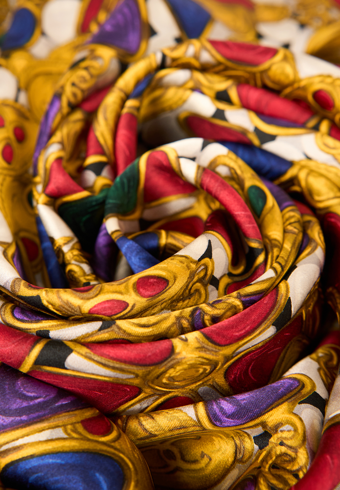 Chanel Printed Silk Scarf