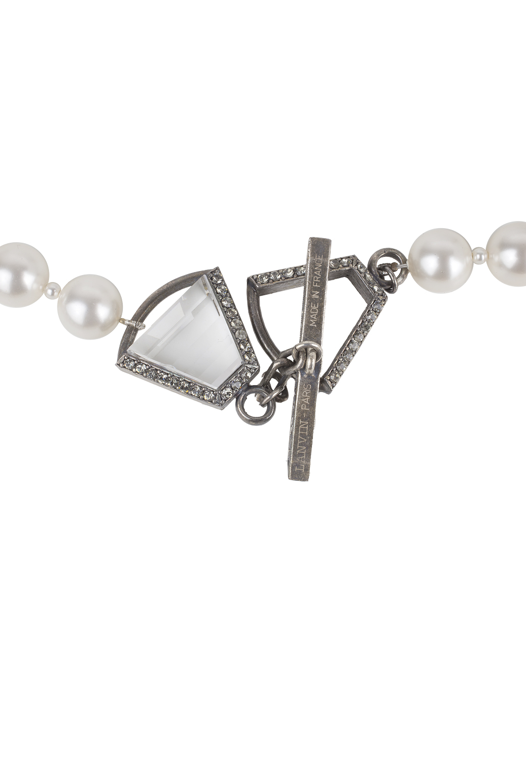 Lanvin Pearl Crystal Necklace