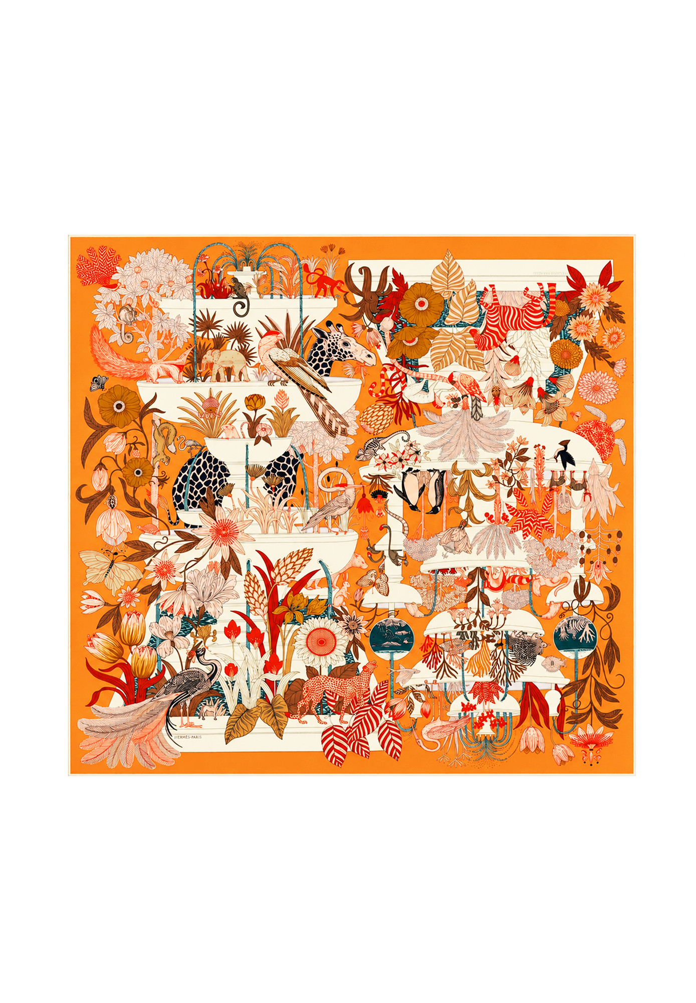Hermès Precious Paradise Silk Scarf