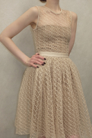 Christian Dior Coctail Beige Dress
