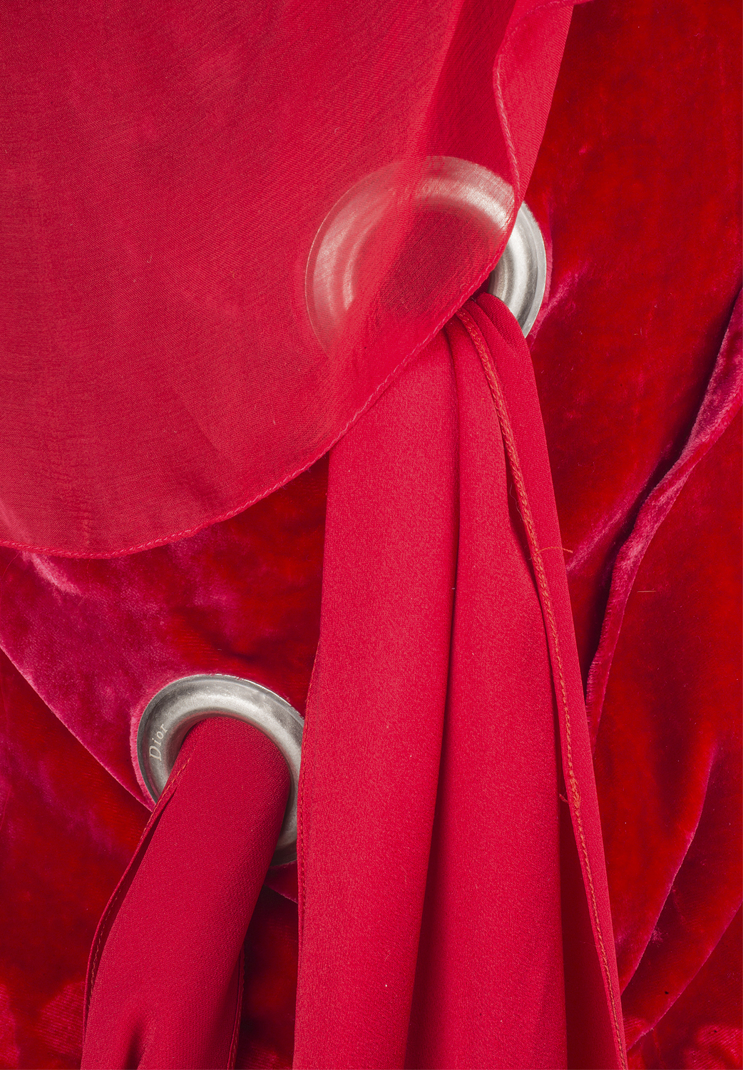 Christian Dior Red Avant-garde Dress