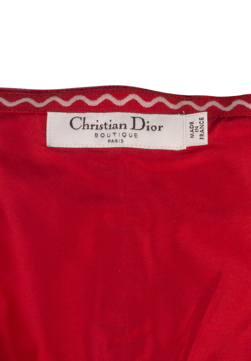 Christian Dior Red Avant-garde Dress