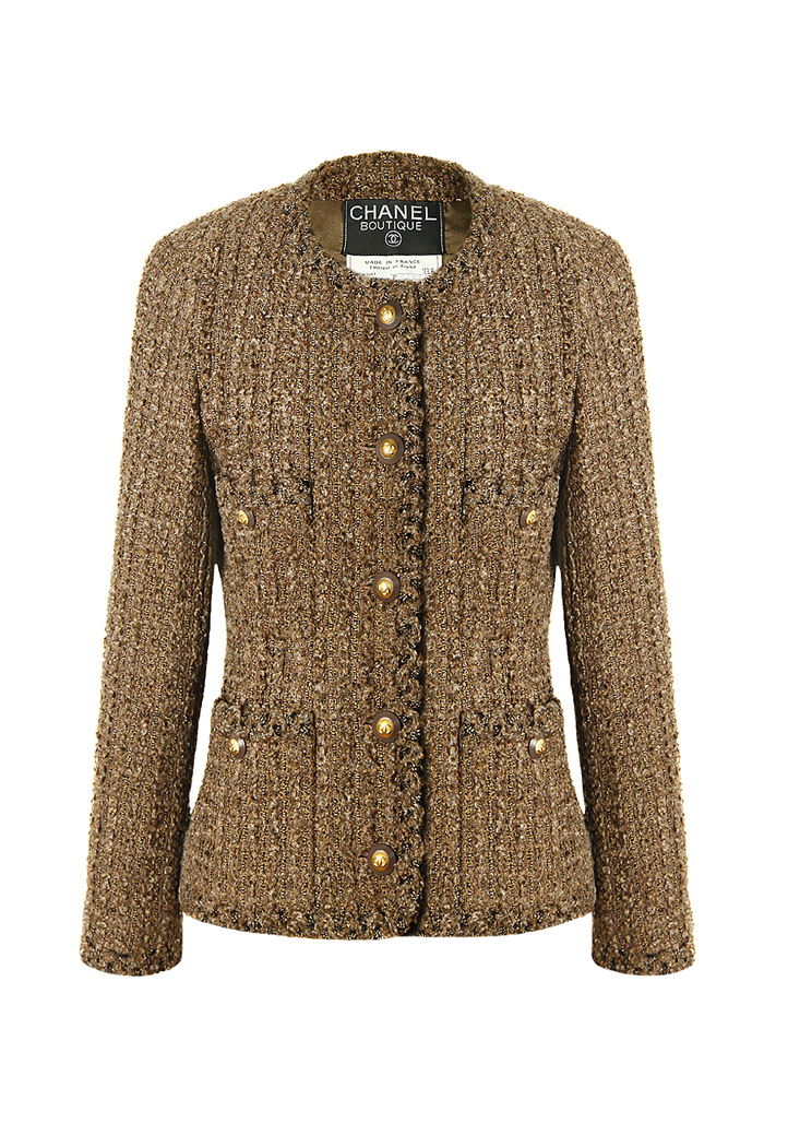 Chanel Brown Tweed Jacket