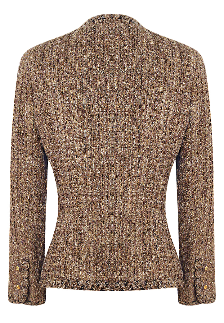 Chanel Brown Tweed Jacket