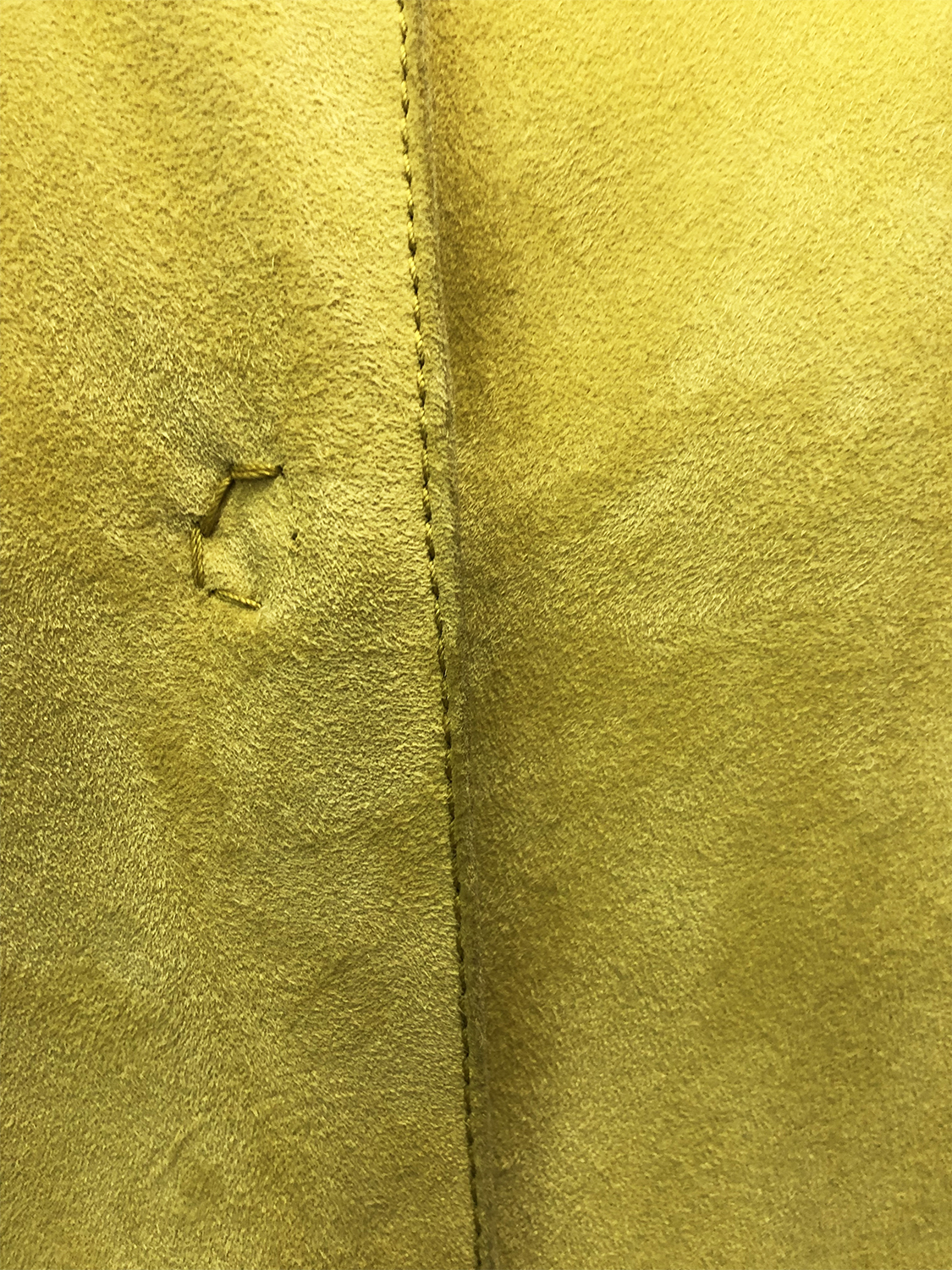 Dolce&Gabbana Yellow Suede Coat