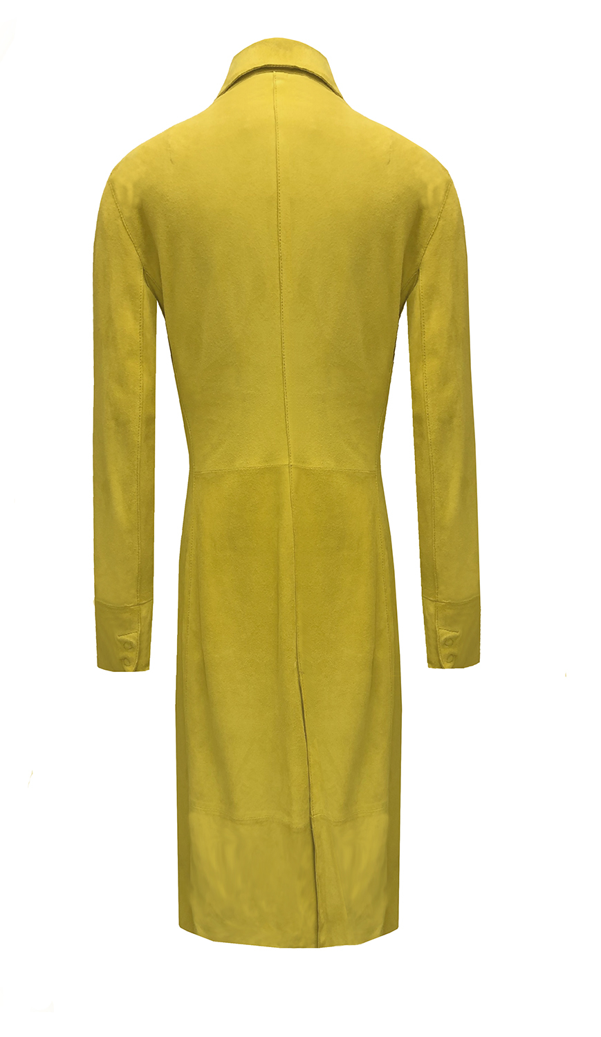 Dolce&Gabbana Yellow Suede Coat