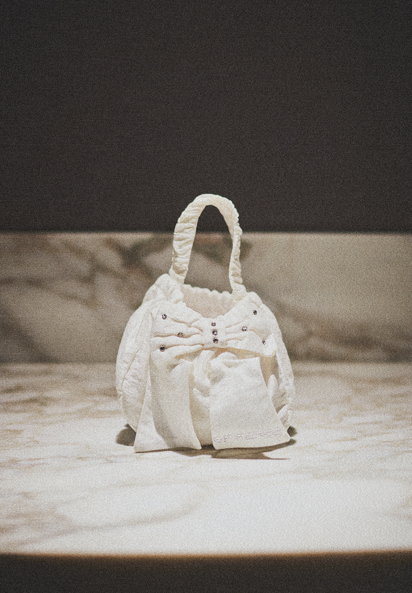 Gianfranco Ferre White Handbag