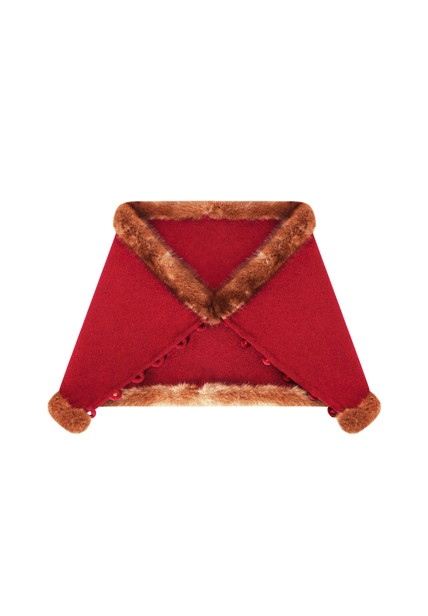 Valentino Collar With Fur Trim