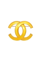 Chanel Logo Brooch