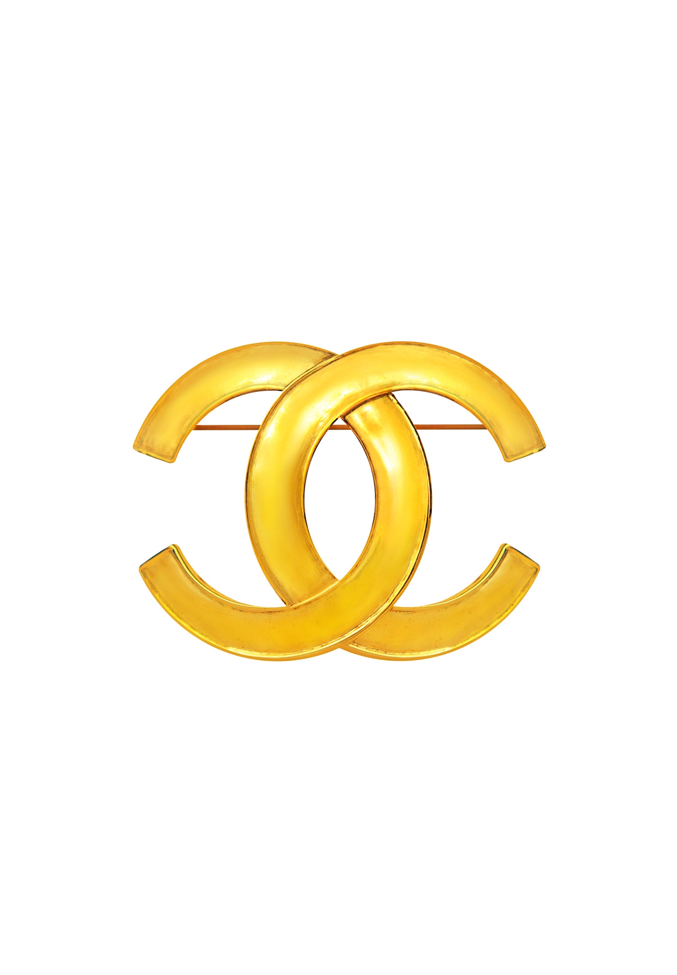 Chanel Logo Brooch