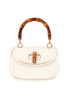 Gucci Bamboo White Handbag