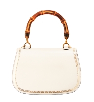 Gucci Bamboo White Handbag
