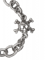 Silvery Skull Bracelet