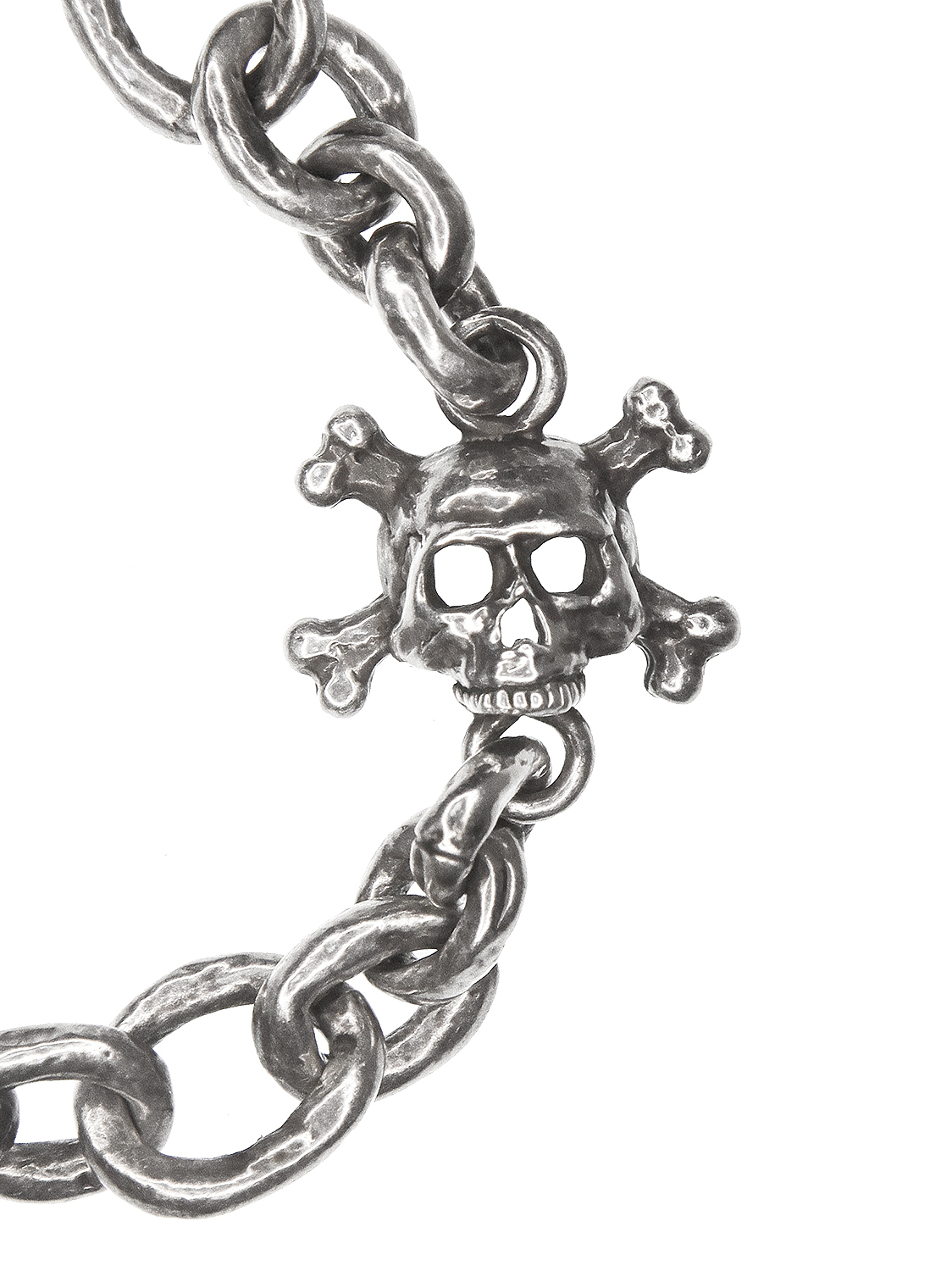 Silvery Skull Bracelet