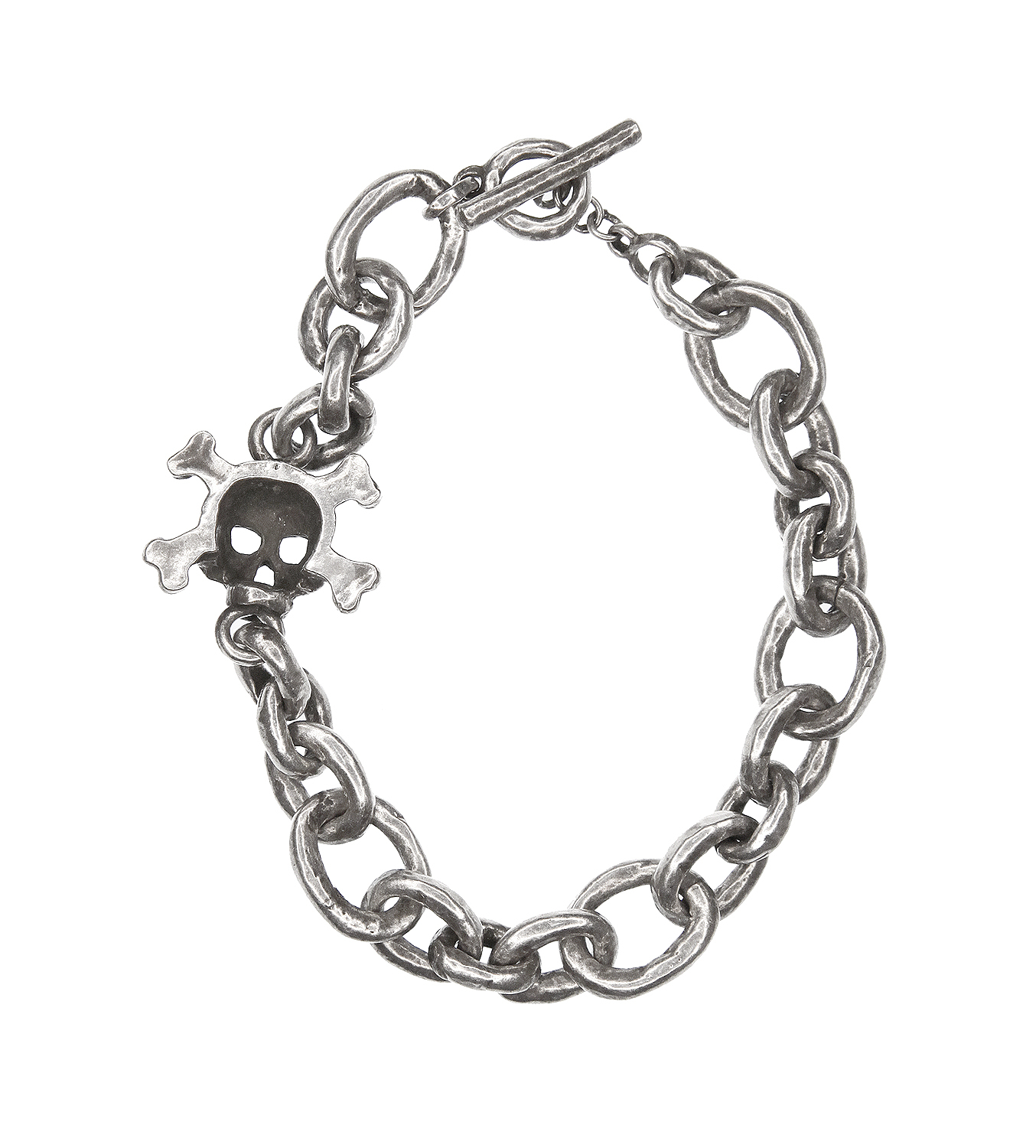 Silvery Skull Bracelet