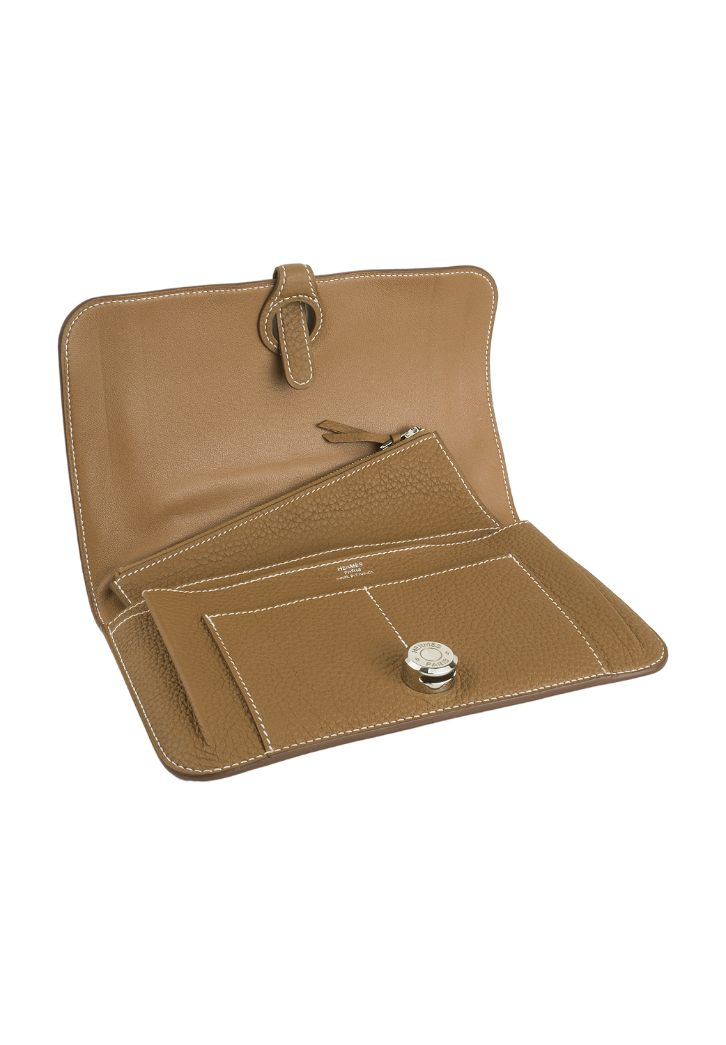 Hermès Dogon Duo Gold Togo Wallet