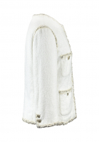 Chanel White Jacket with Golden Thread
