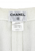 Chanel White Jacket with Golden Thread
