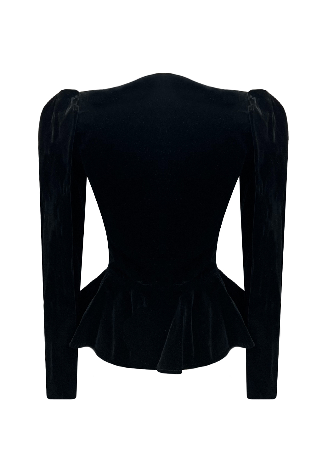 Yves Saint Laurent Black Velvet Jacket