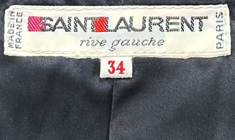 Yves Saint Laurent Black Velvet Jacket