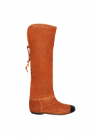 Chanel Brown Boots With Perforations