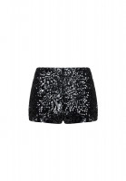 Saint Laurent Black Shorts with Sequins