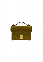 Louis Vuitton Monceau Olive Patent Leather Bag