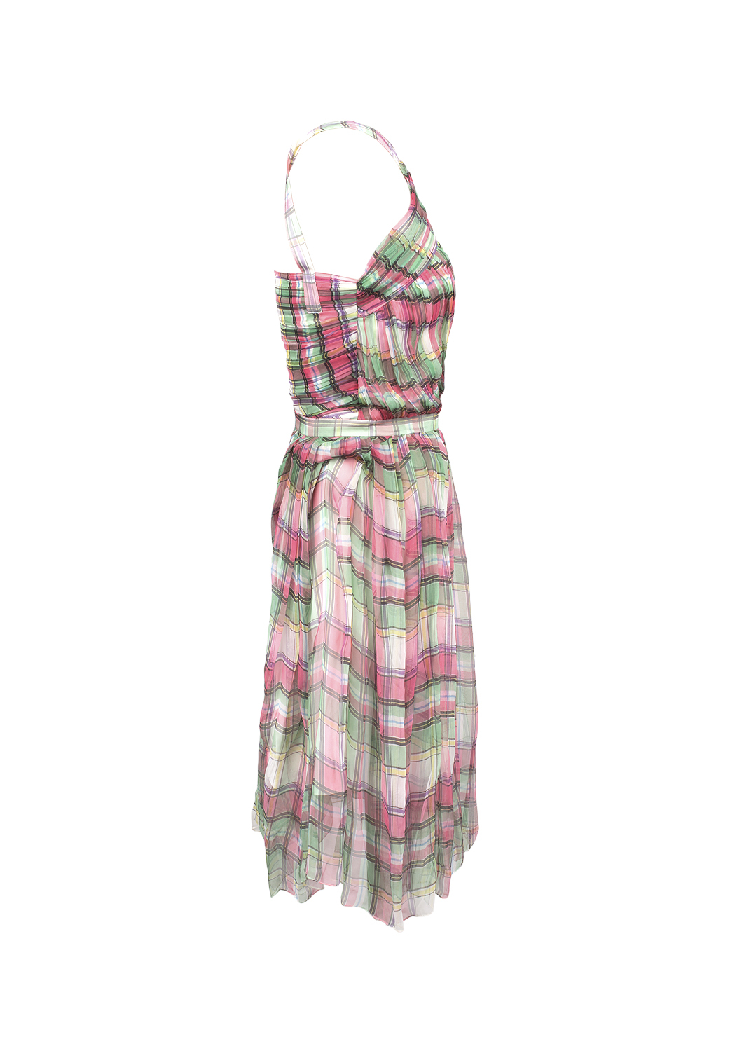 John Galliano Plaid Dress