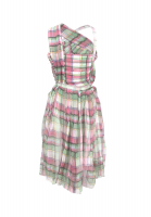 John Galliano Plaid Dress
