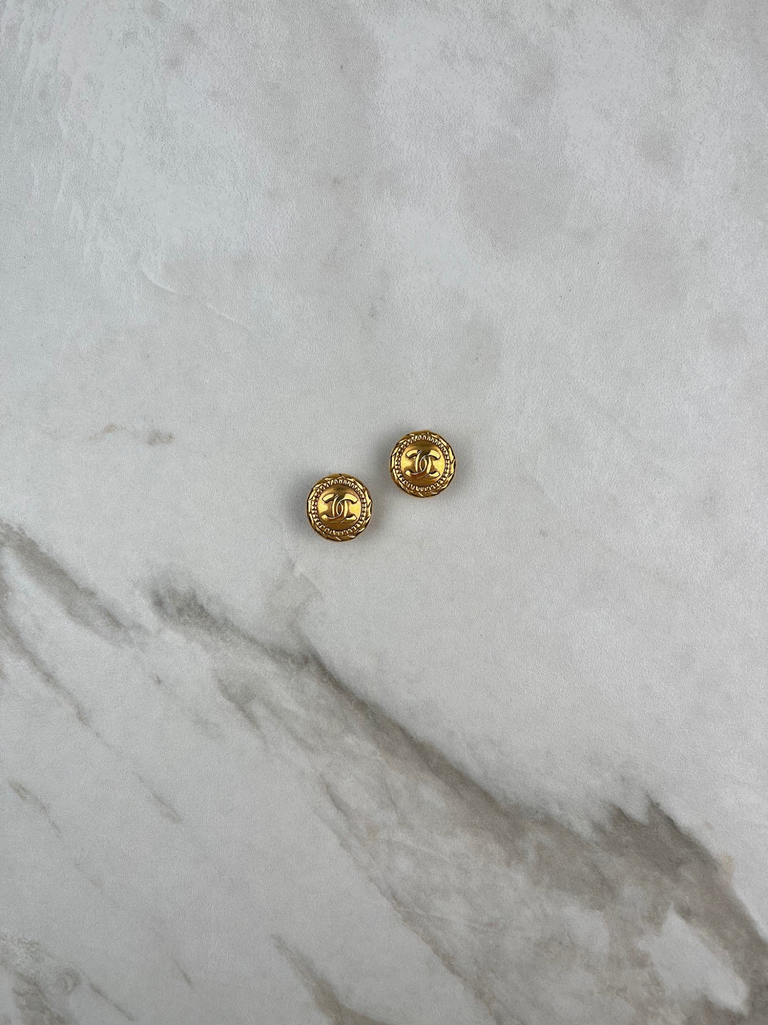 Chanel Logo Clip-On Earrings
