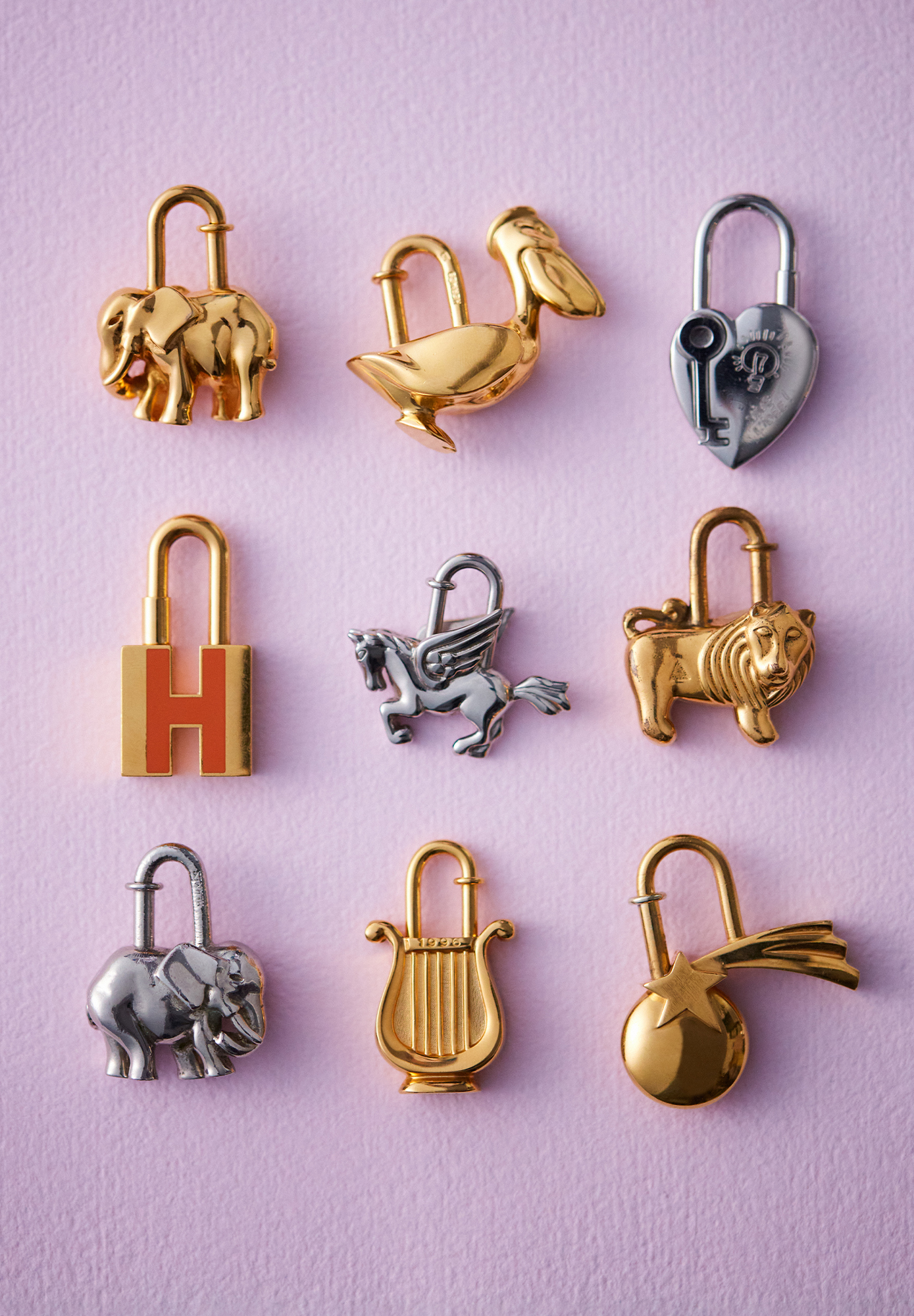 Hermès Cadena Pelican Pendant