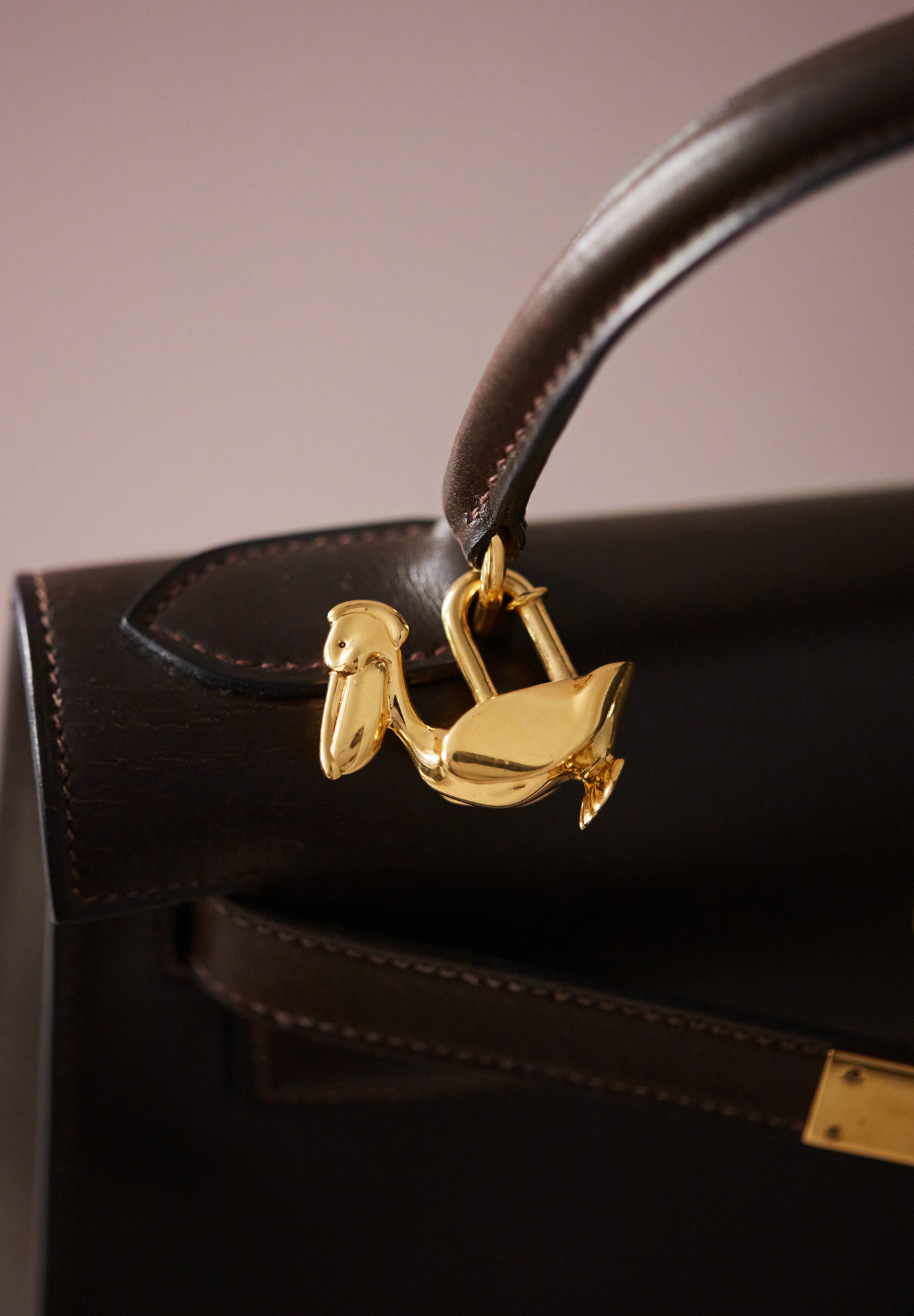 Hermès Cadena Pelican Pendant