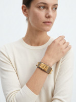 Hermès Etoupe Epsom Collier de Chien Bracelet