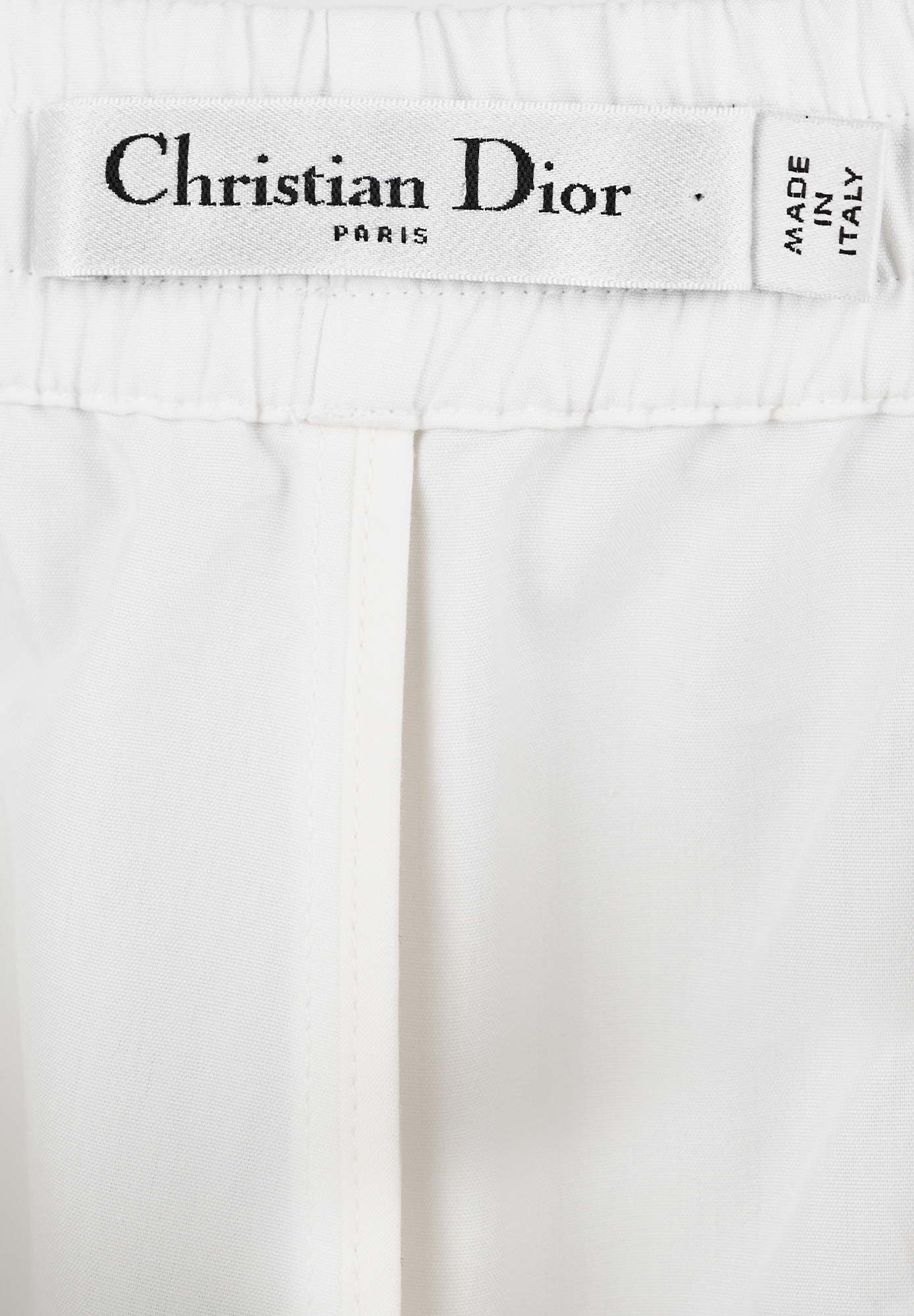 Christian Dior White Trousers