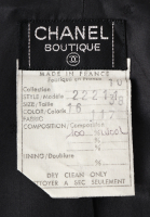 Chanel Dark Grey Wool Skirt