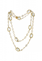 Chanel Rectangle Crystals Necklace