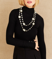 Chanel Rectangle Crystals Necklace