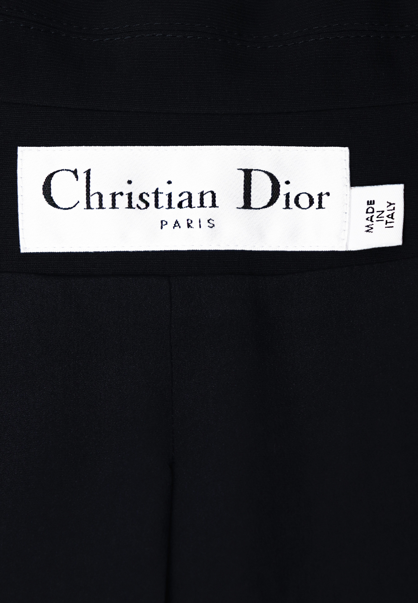 Christian Dior Navy Blue Jacket With Embroidery
