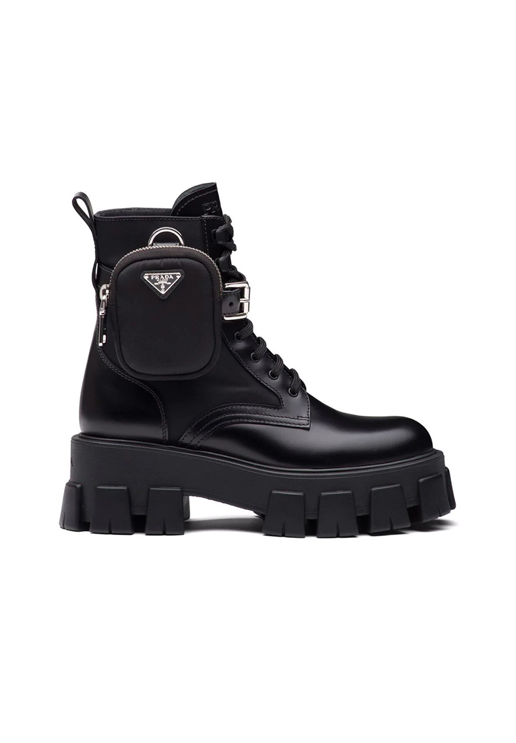 Prada Monolith Combat Boots