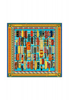 Hermès Colliers de Chiens Silk Scarf