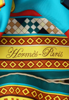 Hermès Colliers de Chiens Silk Scarf