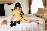 Chanel Pale Yellow Tweed Dress