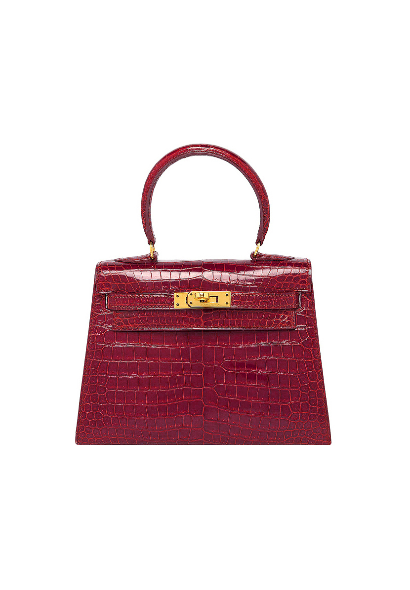 Hermès Mini Kelly 20 Crocodile Porosus Bag