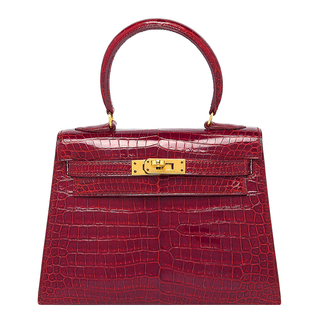 Hermès Mini Kelly 20 Crocodile Porosus Bag