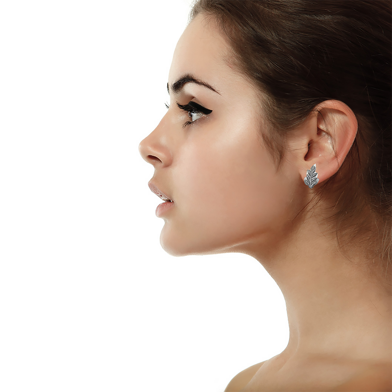 Renoir Leaf Clip-on Earrings