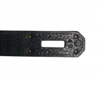 Hermès Kelly 40 Noir Ardennes Bag