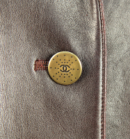 Chanel Leather Coat