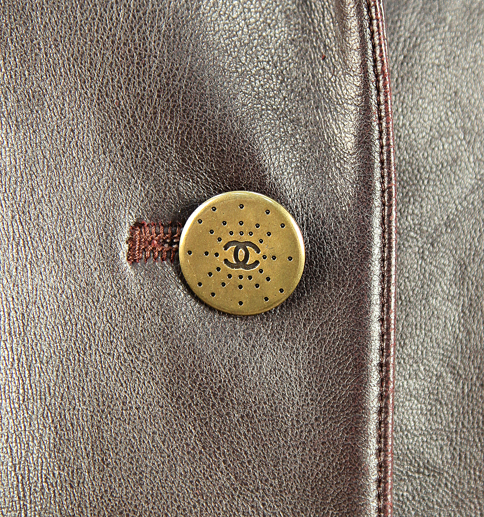 Chanel Leather Coat