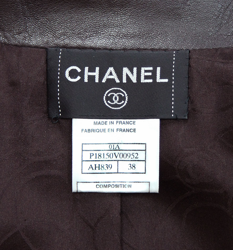 Chanel Leather Coat
