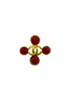 Chanel Gripoix Golden Brooch